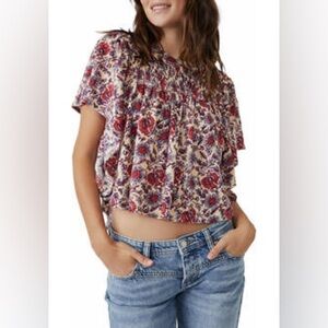 Free People Eleni Boho Blouse